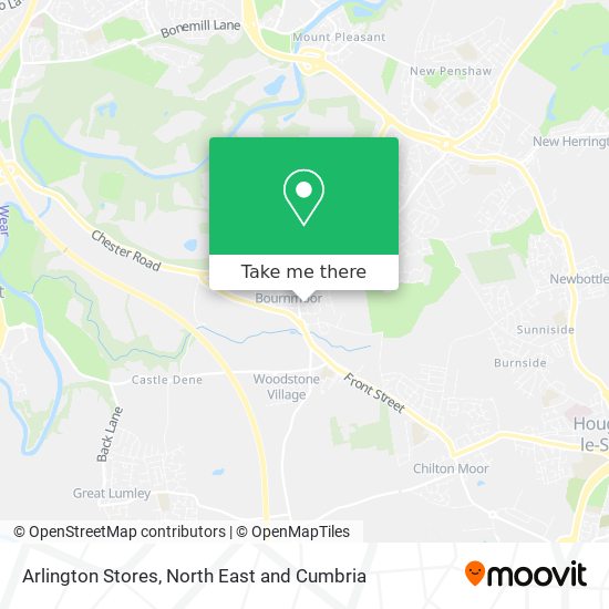 Arlington Stores map