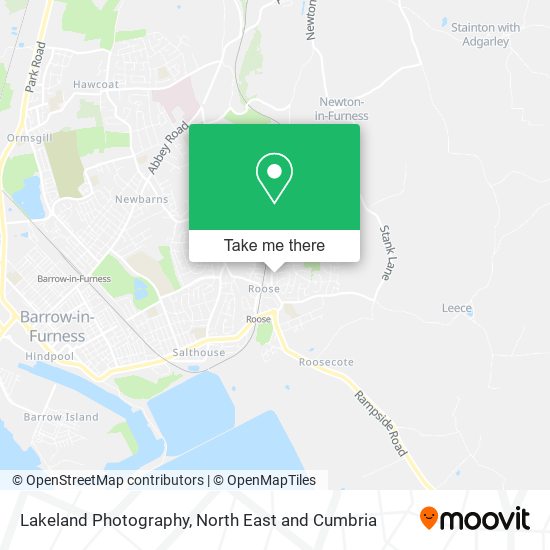 Lakeland Photography map