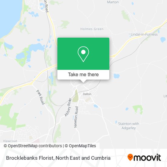 Brocklebanks Florist map
