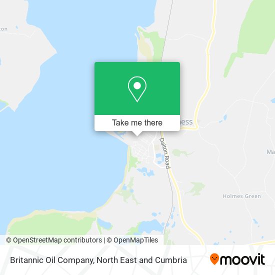 Britannic Oil Company map