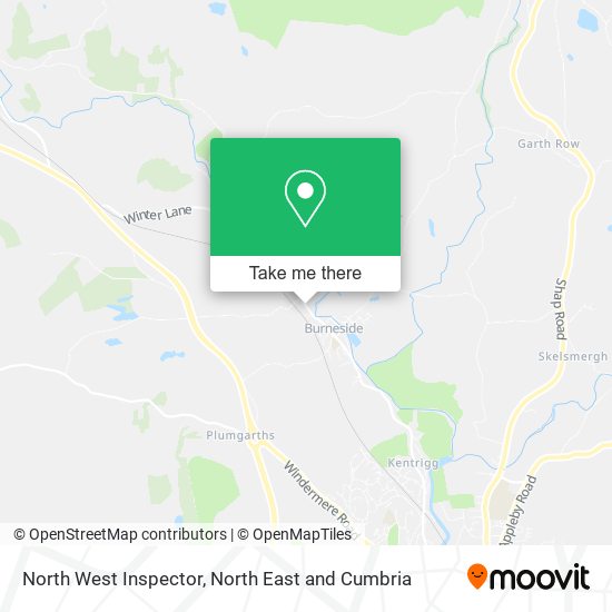 North West Inspector map