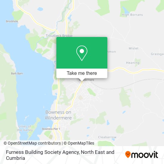 Furness Building Society Agency map