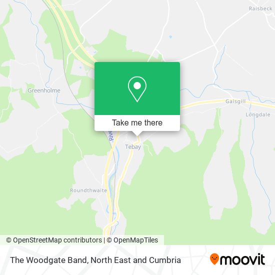 The Woodgate Band map