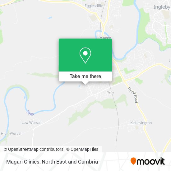 Magari Clinics map