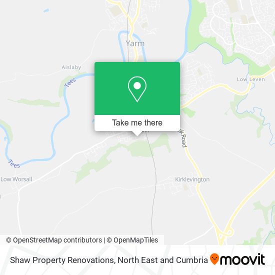 Shaw Property Renovations map