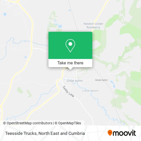 Teesside Trucks map