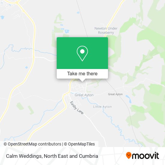 Calm Weddings map
