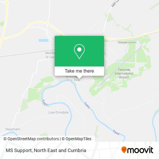 MS Support map