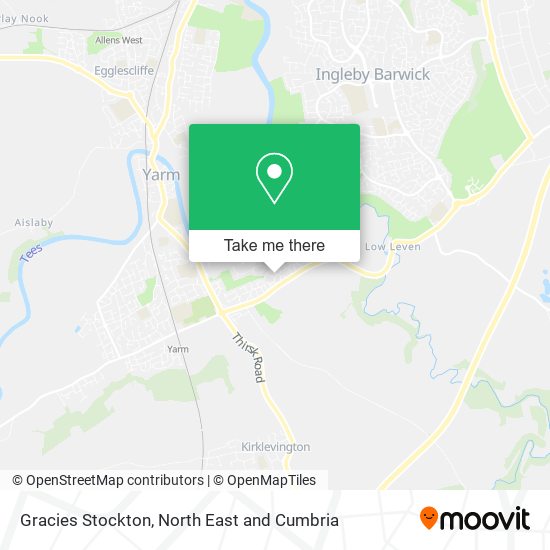 Gracies Stockton map