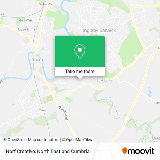 Norf Creative map