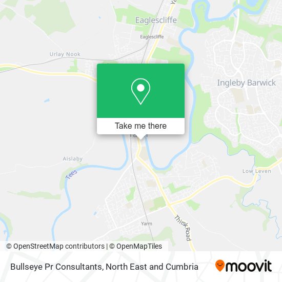 Bullseye Pr Consultants map