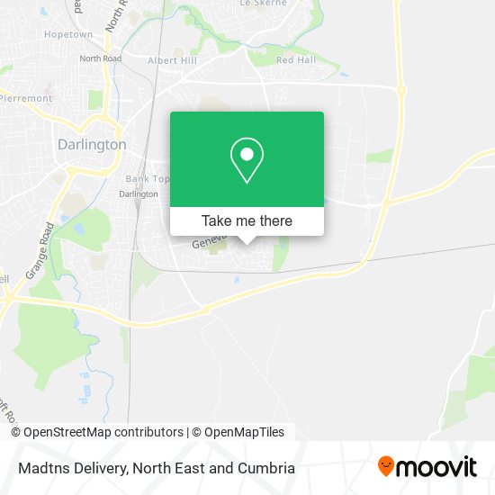 Madtns Delivery map