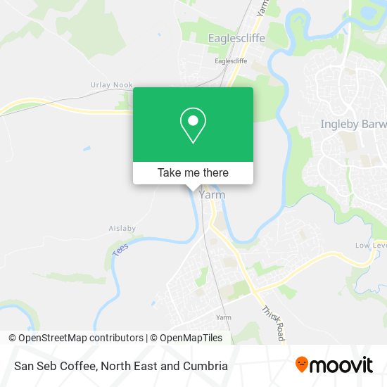 San Seb Coffee map