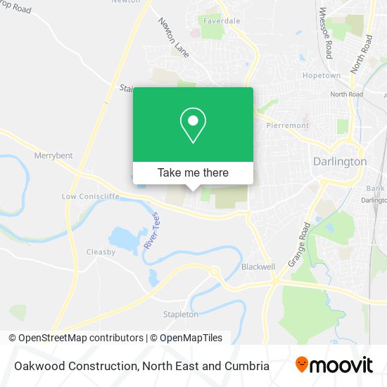 Oakwood Construction map