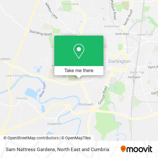 Sam Nattress Gardens map