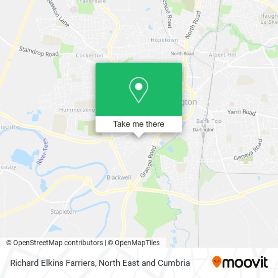 Richard Elkins Farriers map