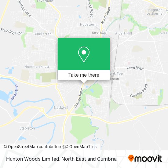 Hunton Woods Limited map