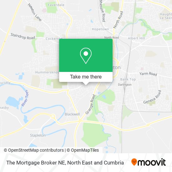 The Mortgage Broker NE map