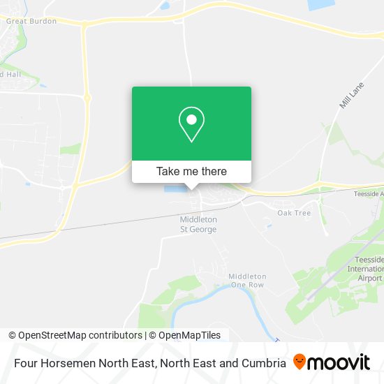 Four Horsemen North East map
