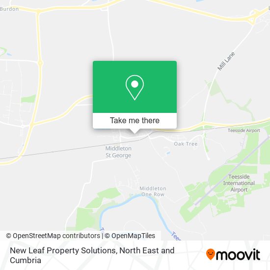 New Leaf Property Solutions map