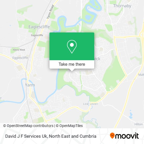 David J F Services Uk map