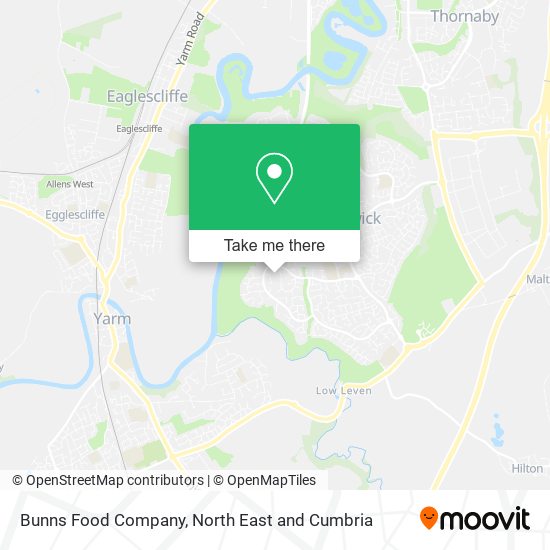 Bunns Food Company map