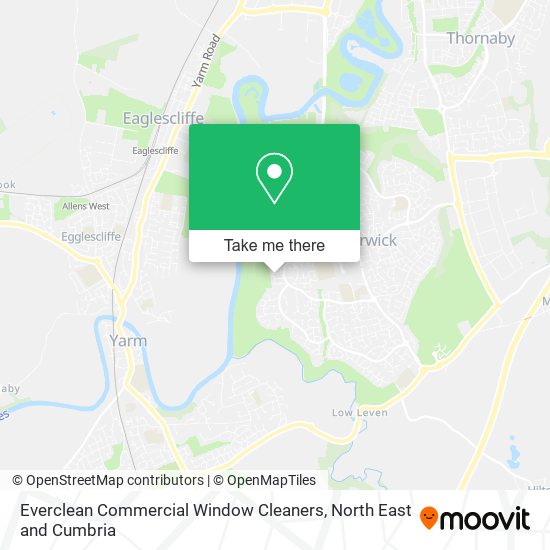 Everclean Commercial Window Cleaners map