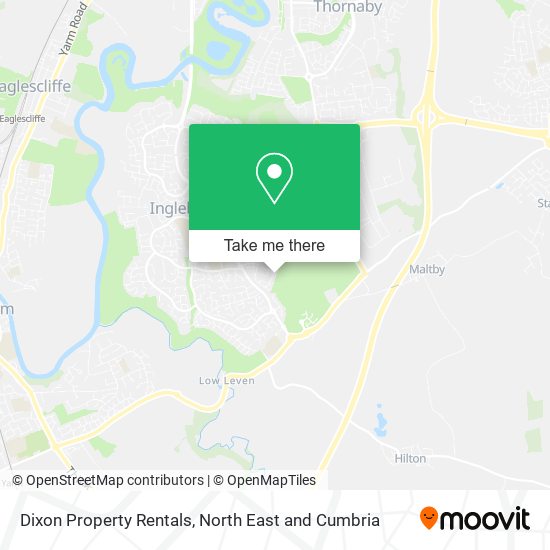 Dixon Property Rentals map