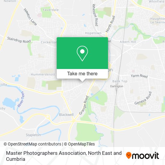 Master Photographers Association map