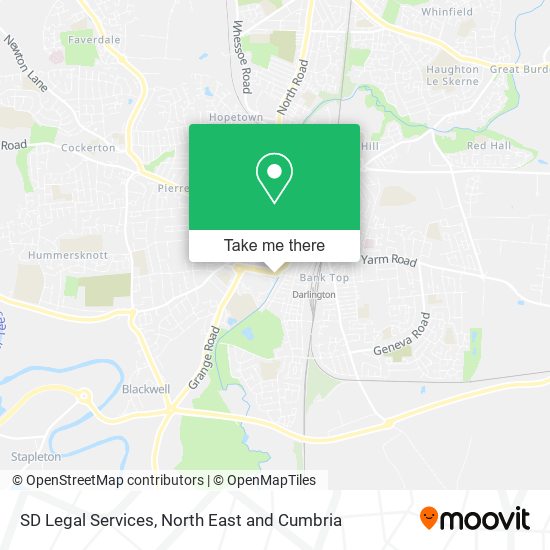 SD Legal Services map
