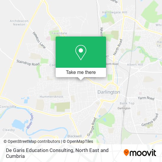 De Garis Education Consulting map