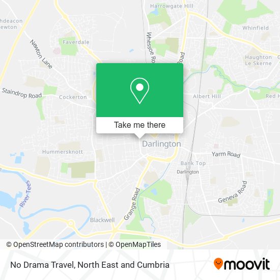 No Drama Travel map