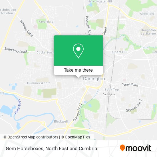 Gem Horseboxes map