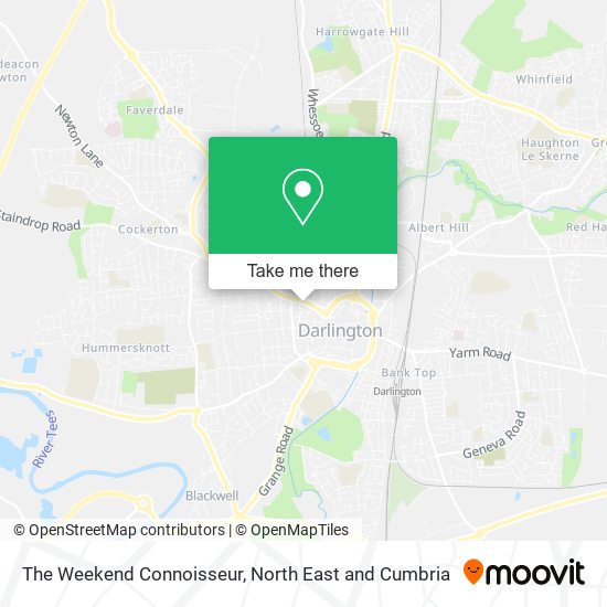 The Weekend Connoisseur map