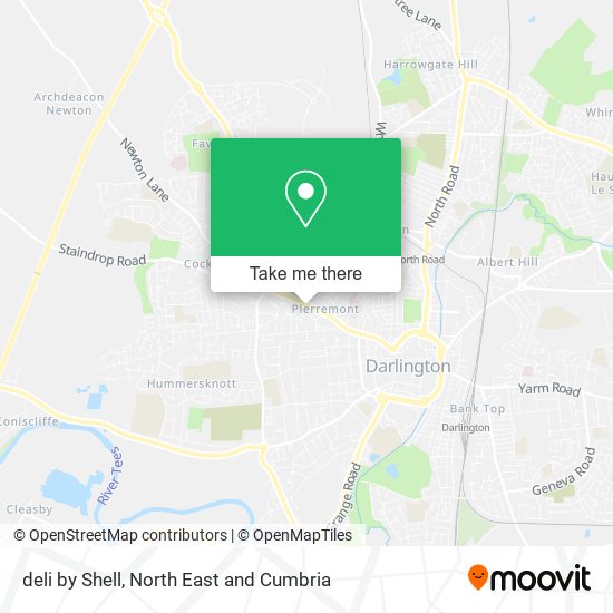 deli by Shell map