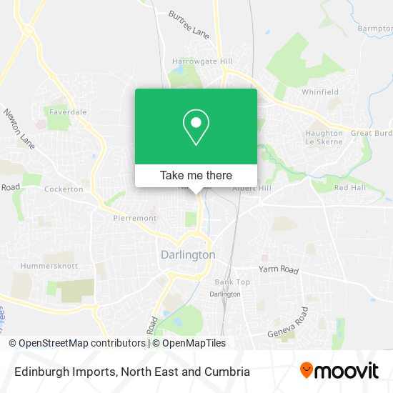 Edinburgh Imports map