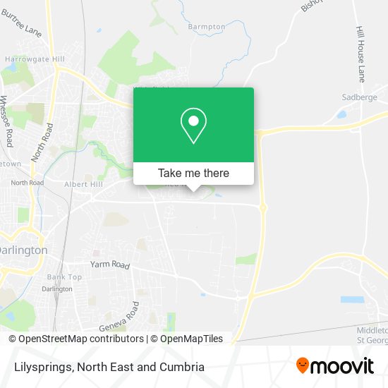 Lilysprings map