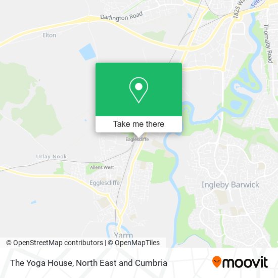 The Yoga House map