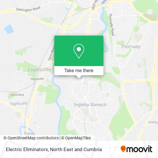 Electric Eliminators map