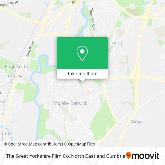 The Great Yorkshire Film Co map
