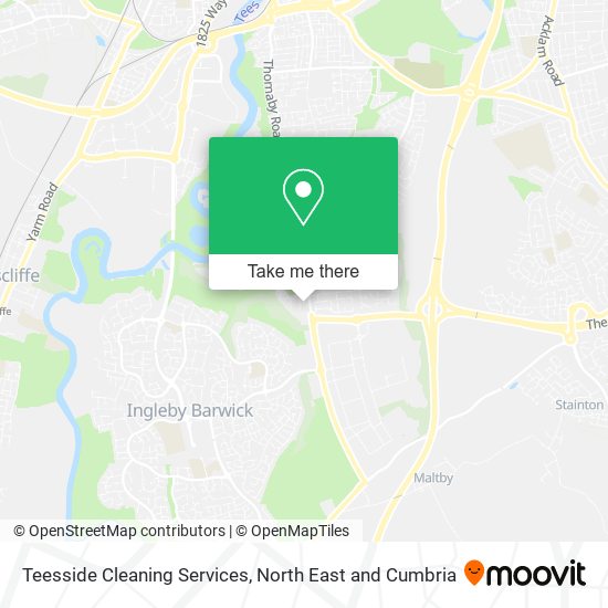 Teesside Cleaning Services map
