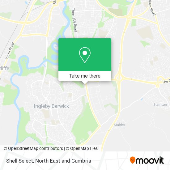 Shell Select map