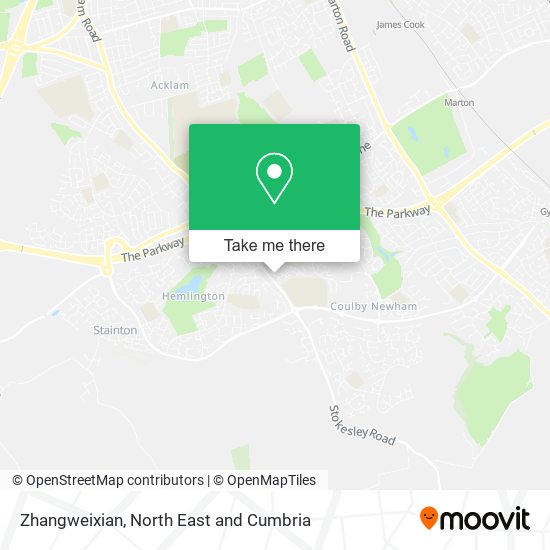 Zhangweixian map