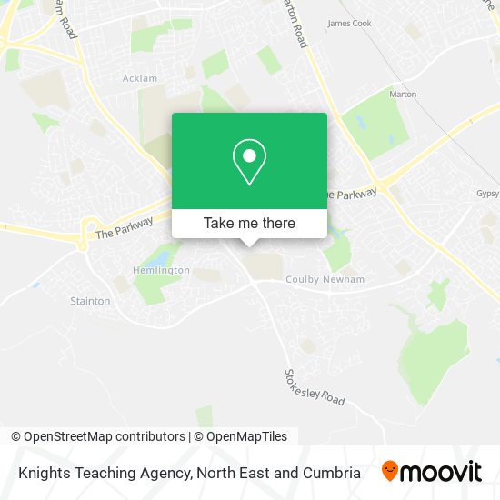 Knights Teaching Agency map