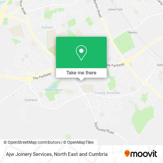 Ajw Joinery Services map