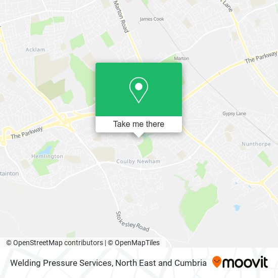 Welding Pressure Services map