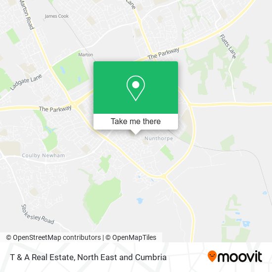 T & A Real Estate map