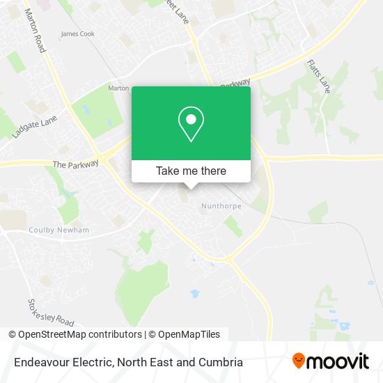 Endeavour Electric map