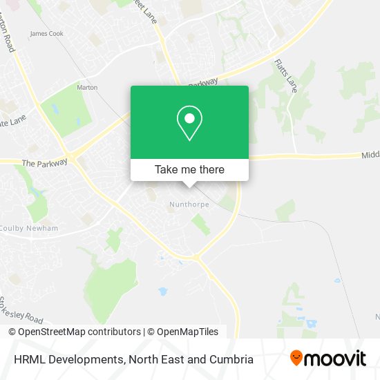 HRML Developments map