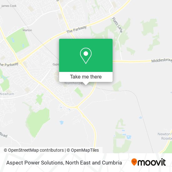 Aspect Power Solutions map